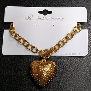 Gold Heart Bracelet Jewerly Accesories